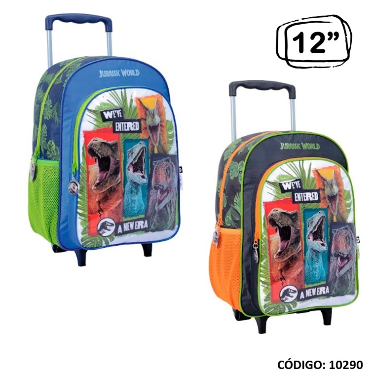 Mochila carro jardín wabro 12"" jurassic