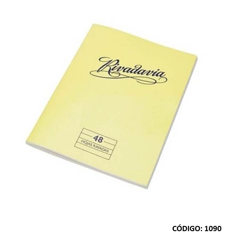 Cuaderno t/b rivadavia x48h