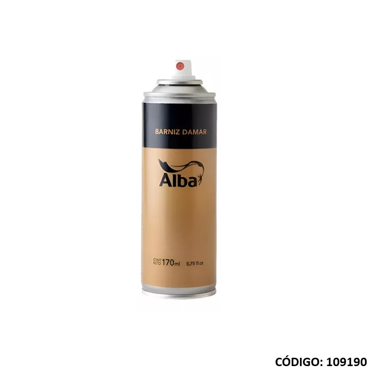 Artículo barniz damar alba en aerosol x170ml