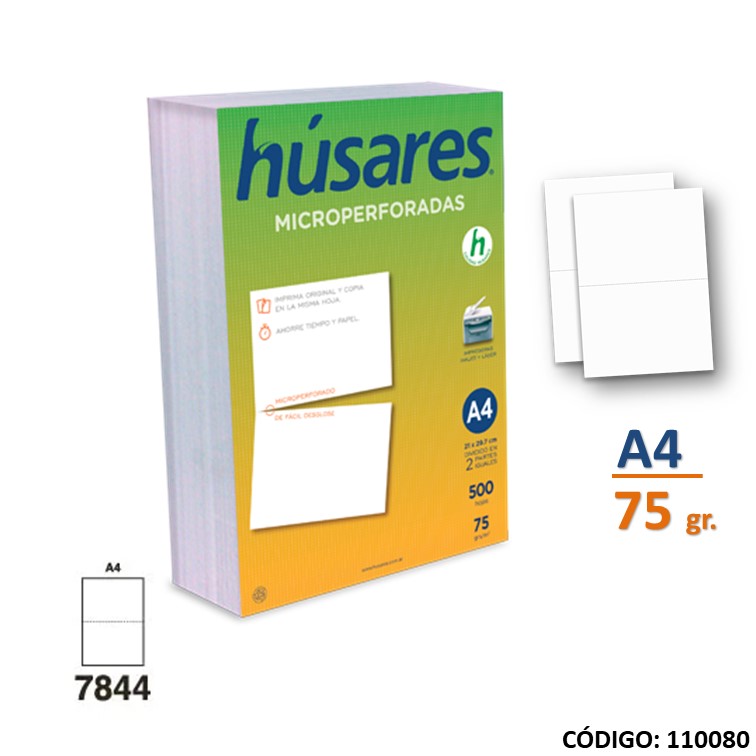 Resma microperforada 7844 a4 p6