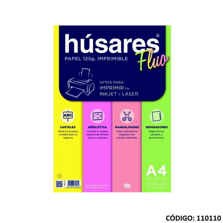 Block a4 husares fluo x20h