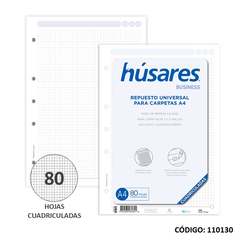 Repuesto a4 husares multiset x80h