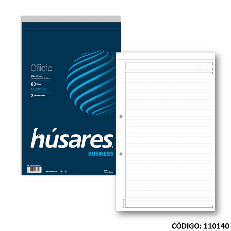 Block oficio husares x80h. 6332