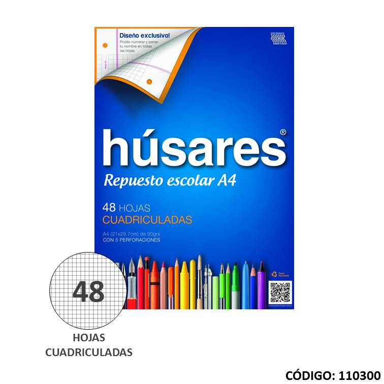 Repuesto a4 husares x48h