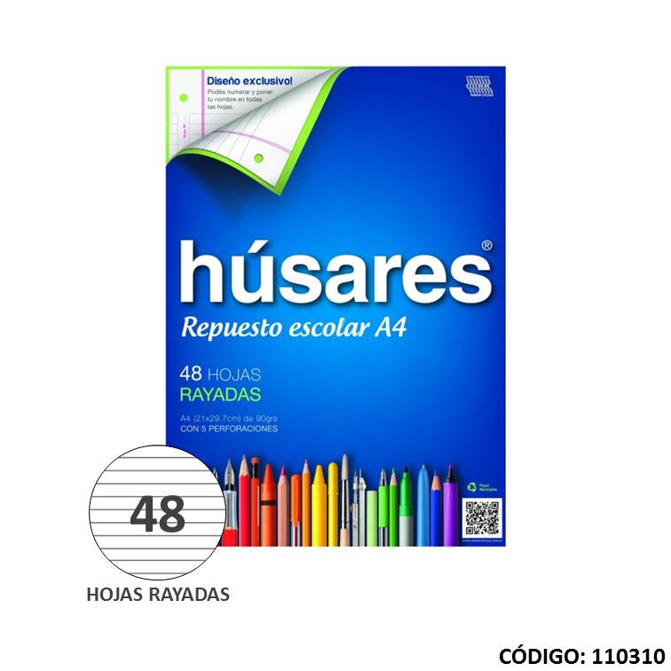 Repuesto a4 husares x48h
