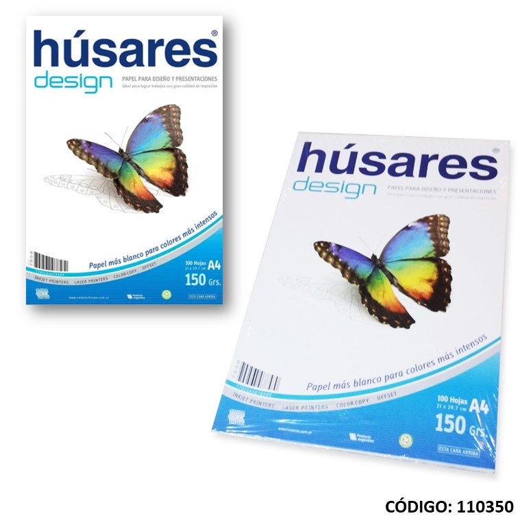Papel e. husares a4 150 g x100h