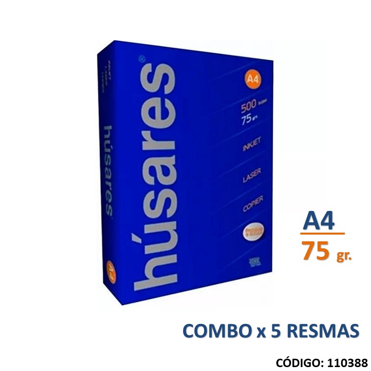 Resma husares a4 75 g x "" "" (r110380)
