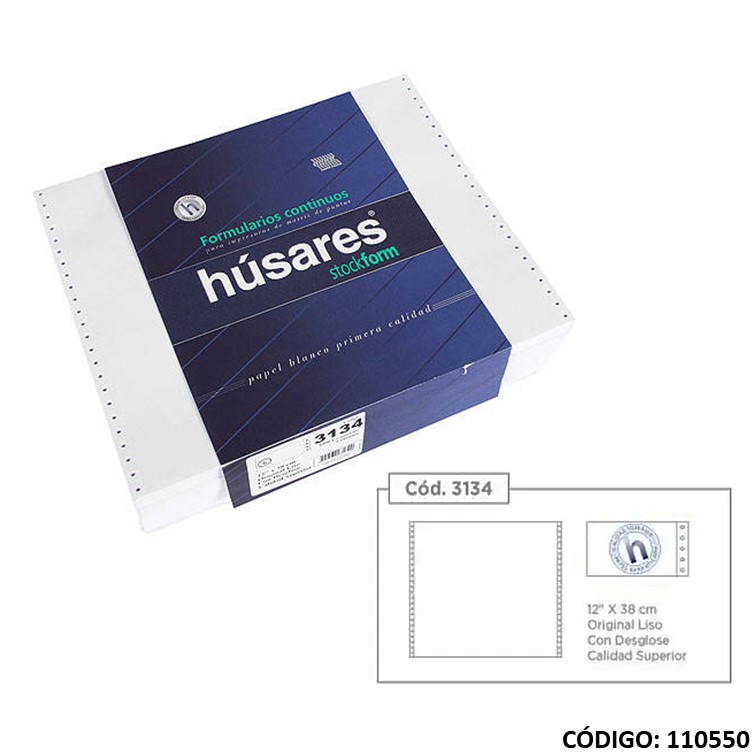 Form husares 3134 12"" x 38cm. 70 g