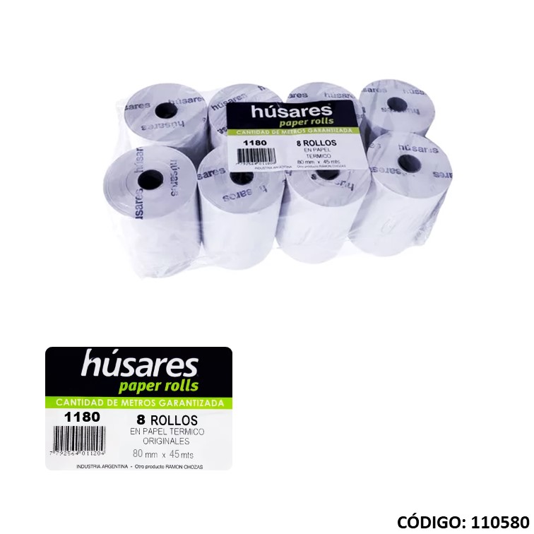 Rollos termico husares 80x45m