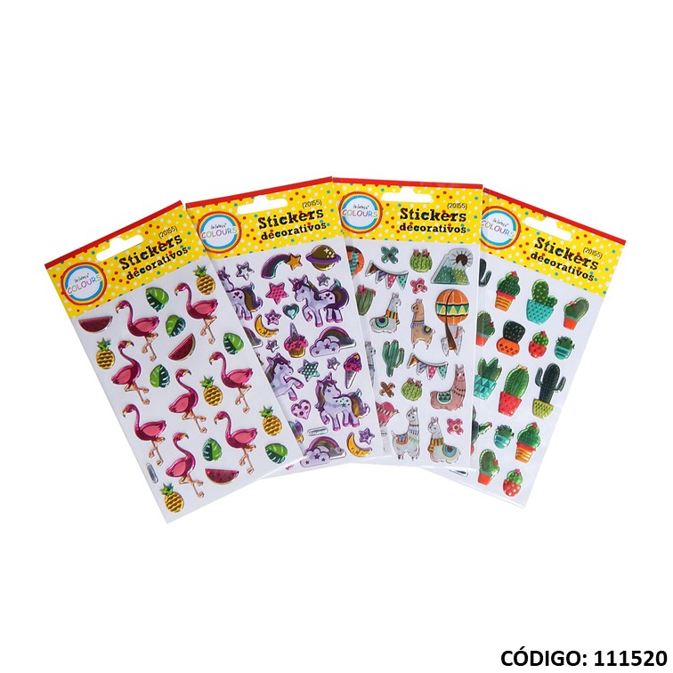 Stickers 3d relieve 10x15cm