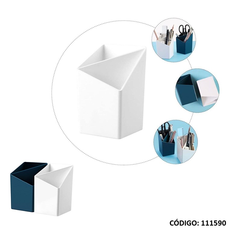 Fantasía portalapiz plastico 2 divisiones