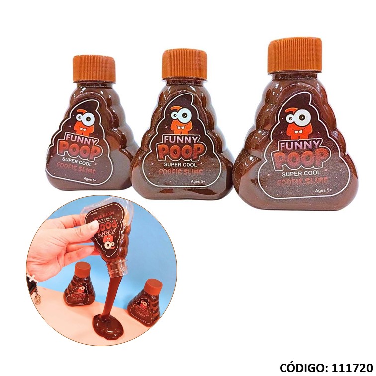 Juegos slime funny poop en frasco