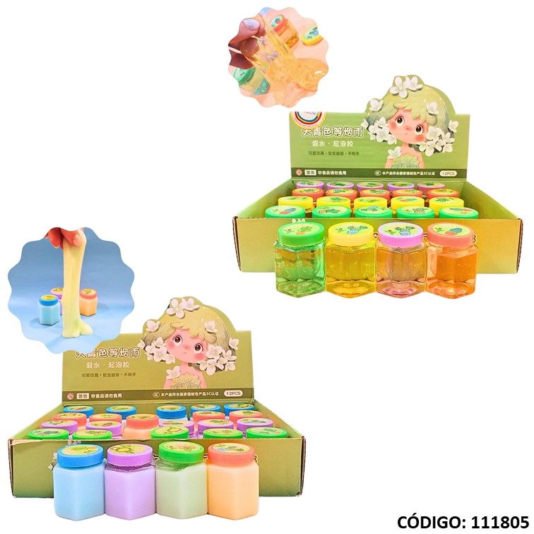 Juegos slime en mini frasco cactus 926266/7