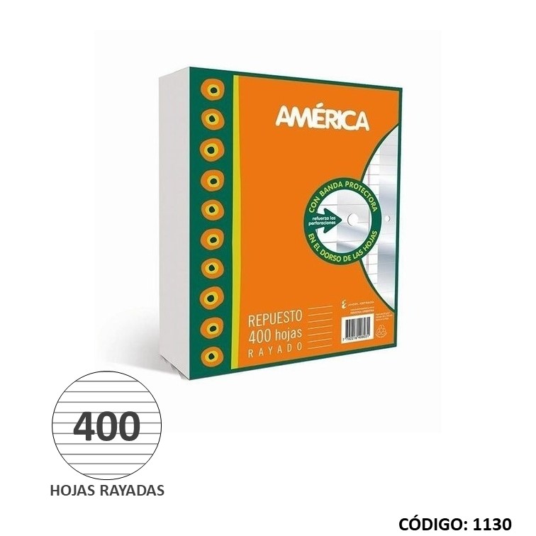 Repuesto n3 america c/banda x400h