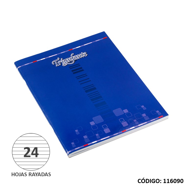 Cuaderno t/b triunfante x24h