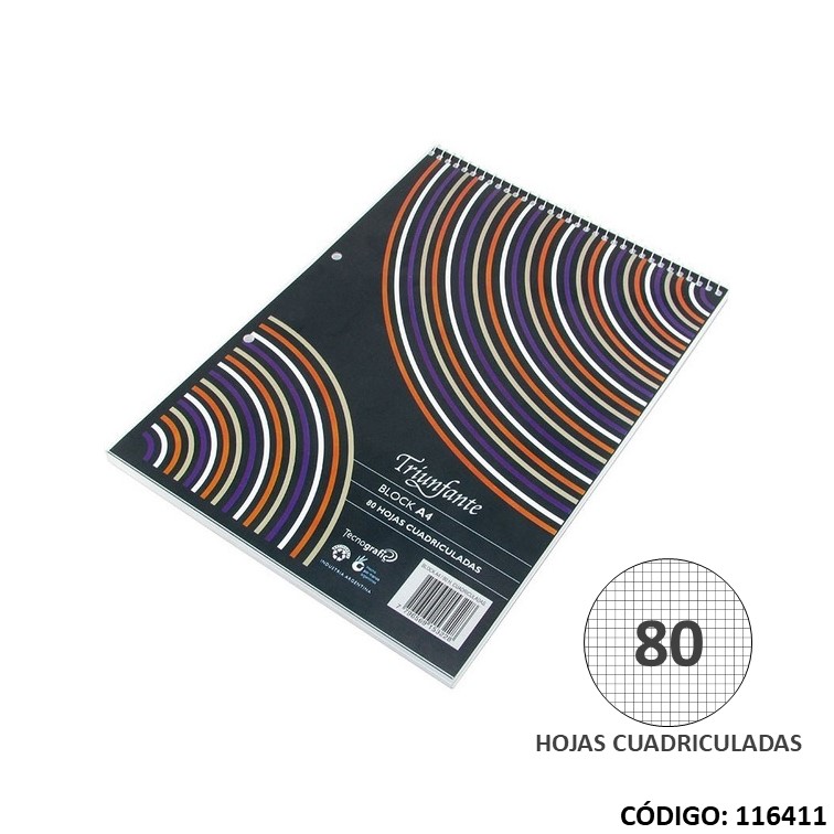 Block c/e a4 triunfante x80h