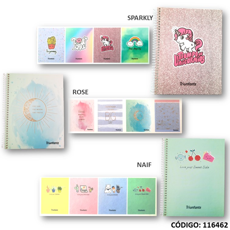 Cuaderno t/e a6 t/d triunf. fantasía x80h
