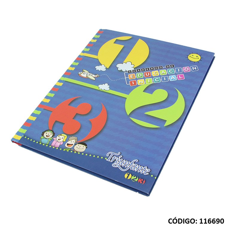 Cuaderno t/d triunf. ed. inicial 19x24 x42h