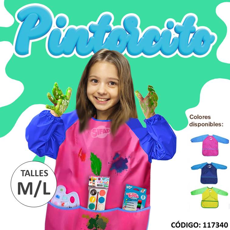Pintorcito delantal sifap ""m/l