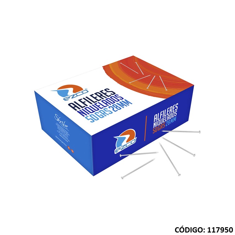 Alfileres 50 g importados