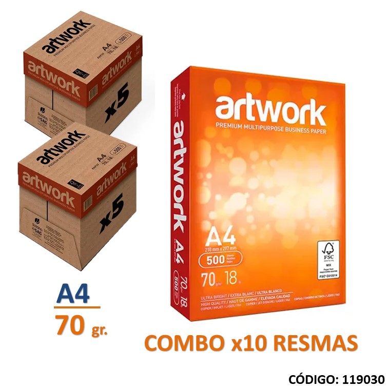 Resma artwork a4 70 g