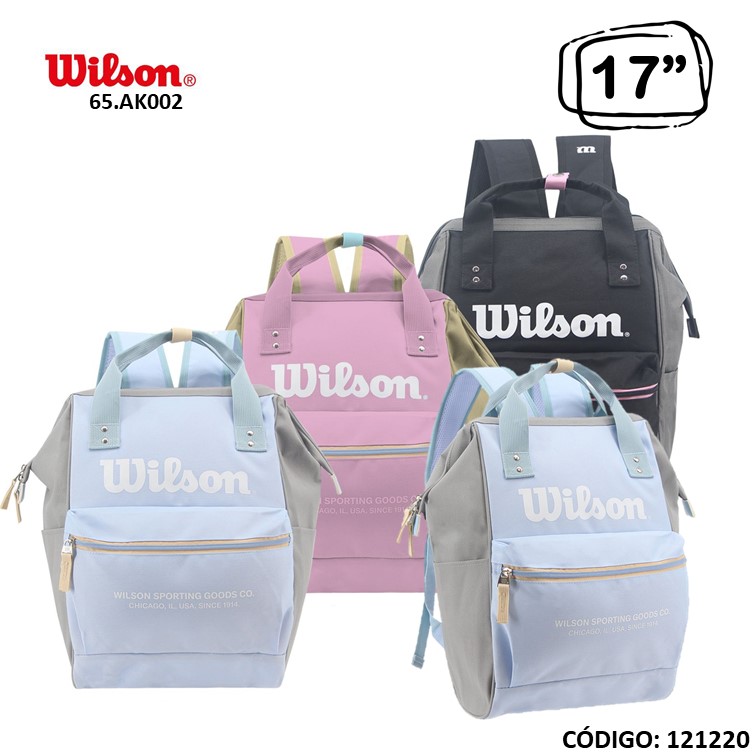 Mochila wilson 17"" boca de pez 65.ak002