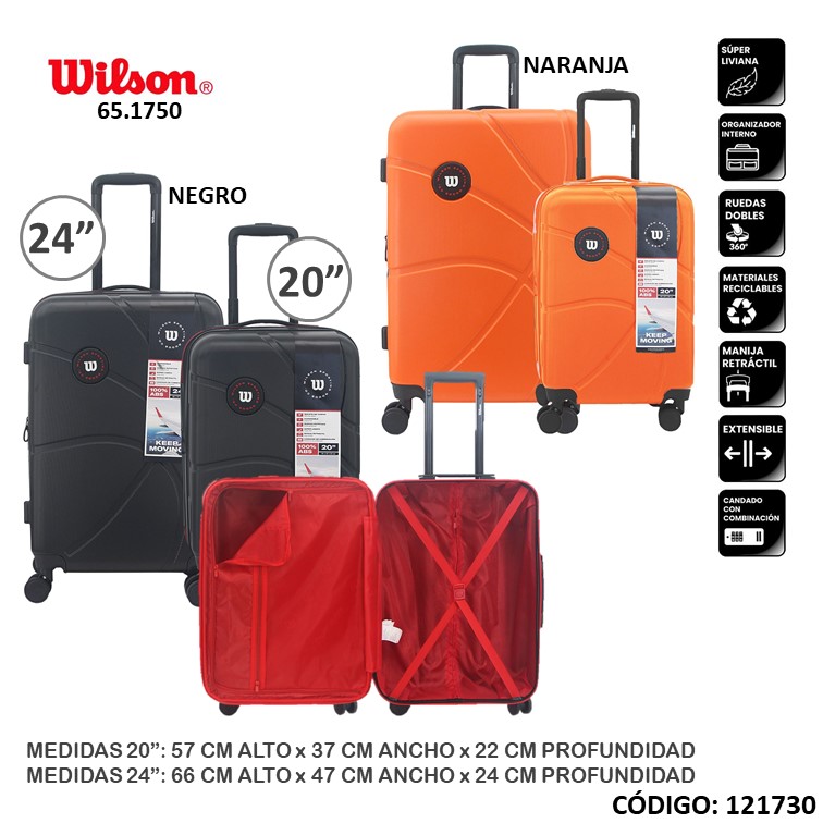 Set valija wilson 65