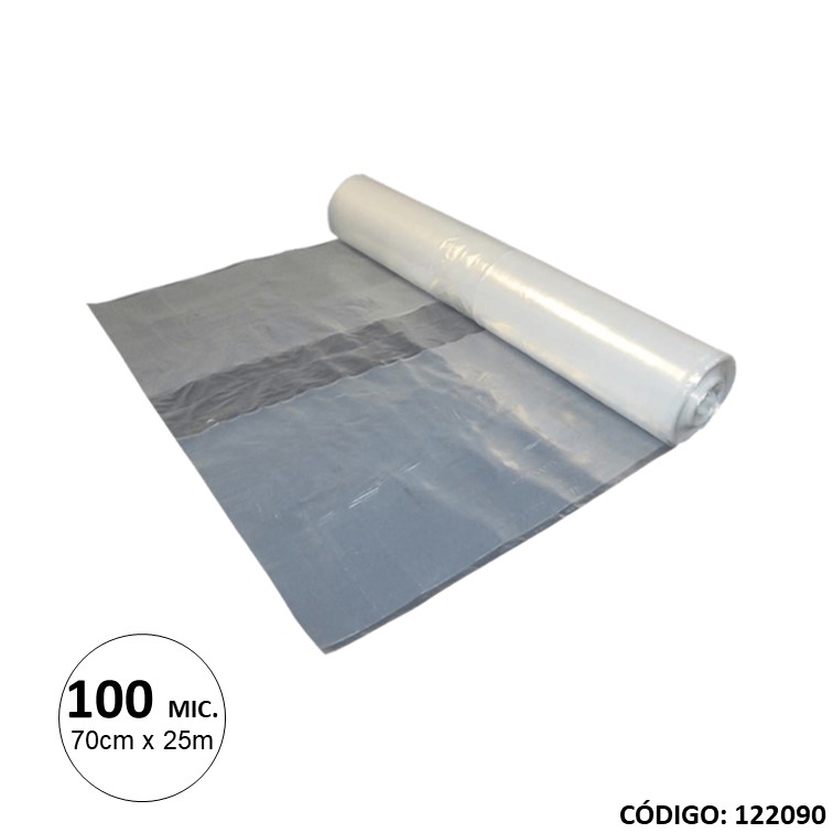 Fundas p/forrar 100mic.70cm. x25m