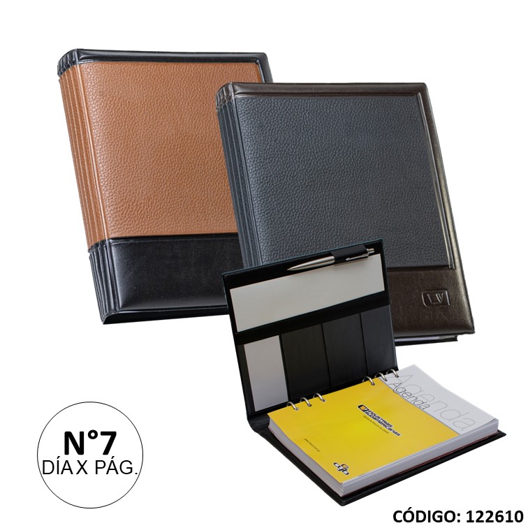 Agenda cyb n7 con doble planificador s/cie. comb. terra s714