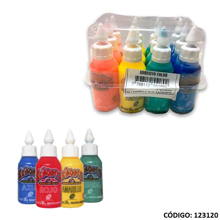 Adhesivo vinílico de colores sta s. prim. 30 g