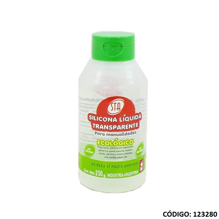 Adhesivo silicona líquido sta 250 g