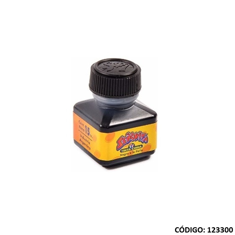 Tinta china sta negra perlada