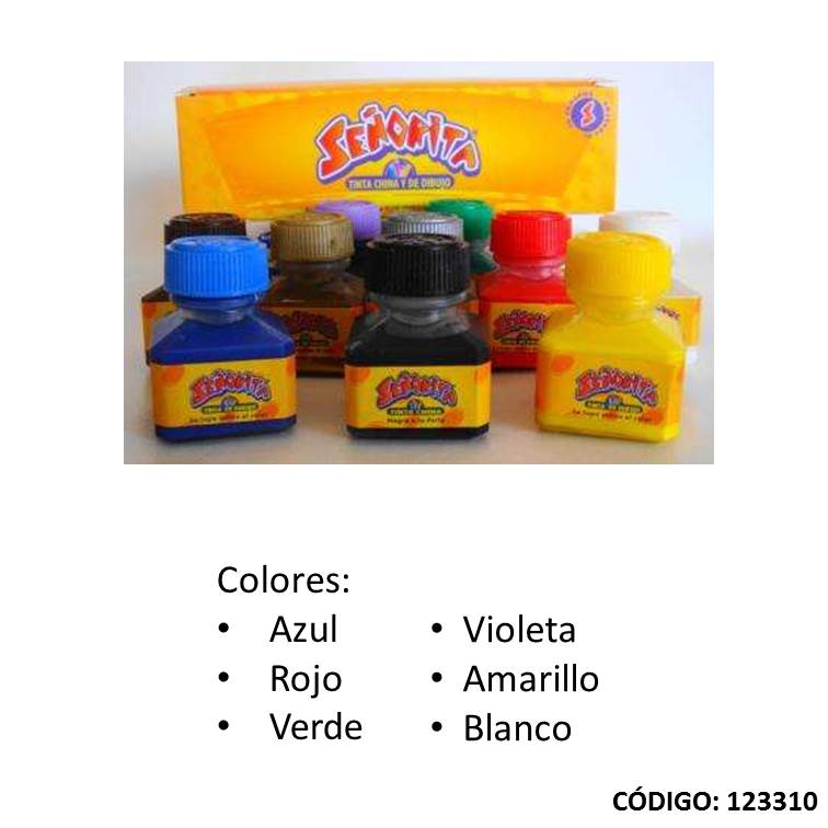 Tinta china sta dibujo color