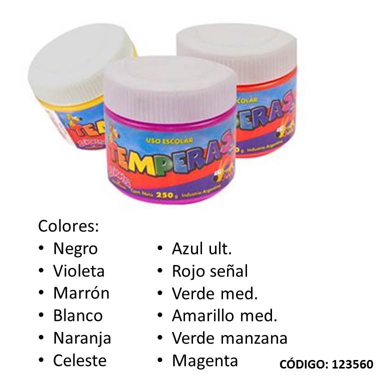Tempera sta color pote 250 g