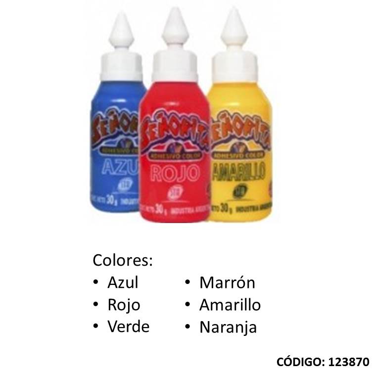 Adhesivo vinílico de colores sta 250 g (24) color