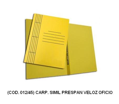 Carpeta simil pran veloz ofic