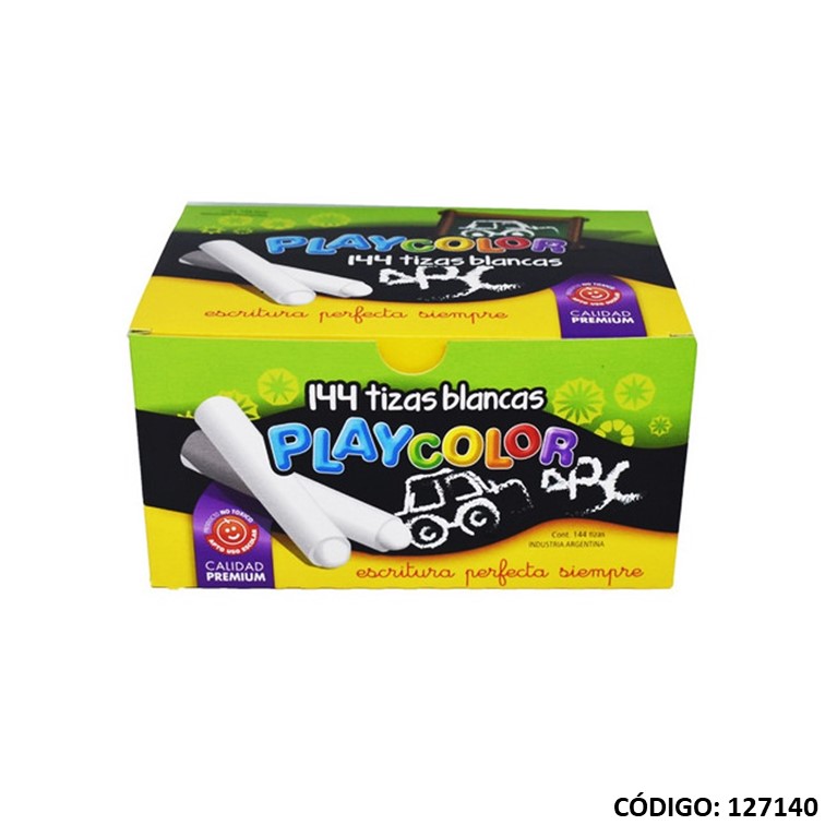 Tiza playcolor blanca