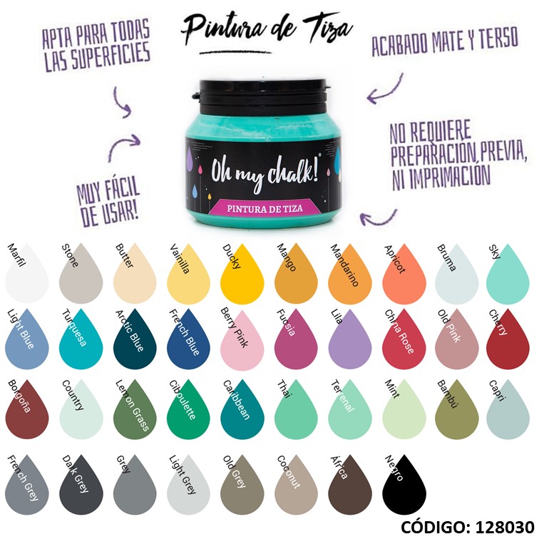 Artículo pint. tiza oh my chalk! color 120cc
