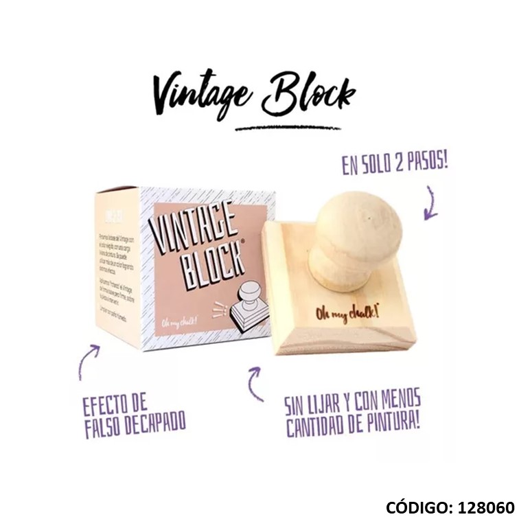 Artículo vintagenda block oh my chalk!