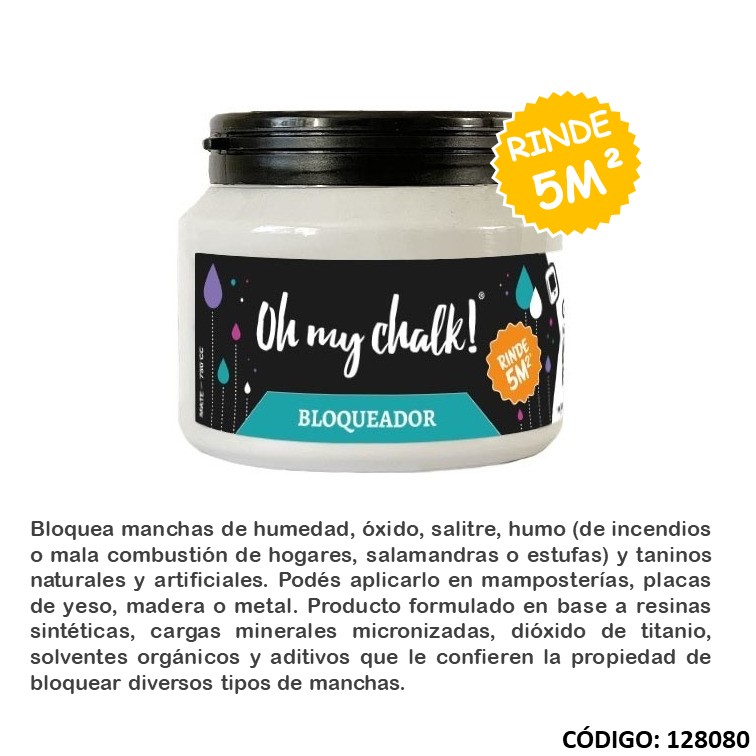 Artículo bloqueador oh my chalk! 750cc