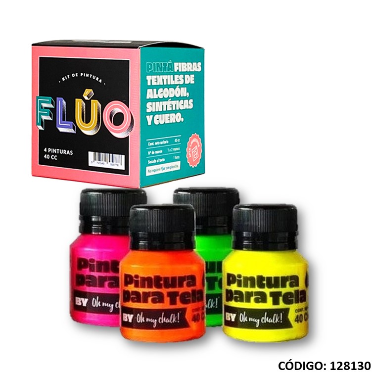 Artículo pint. p/tela oh my chalk! fluo 40cc