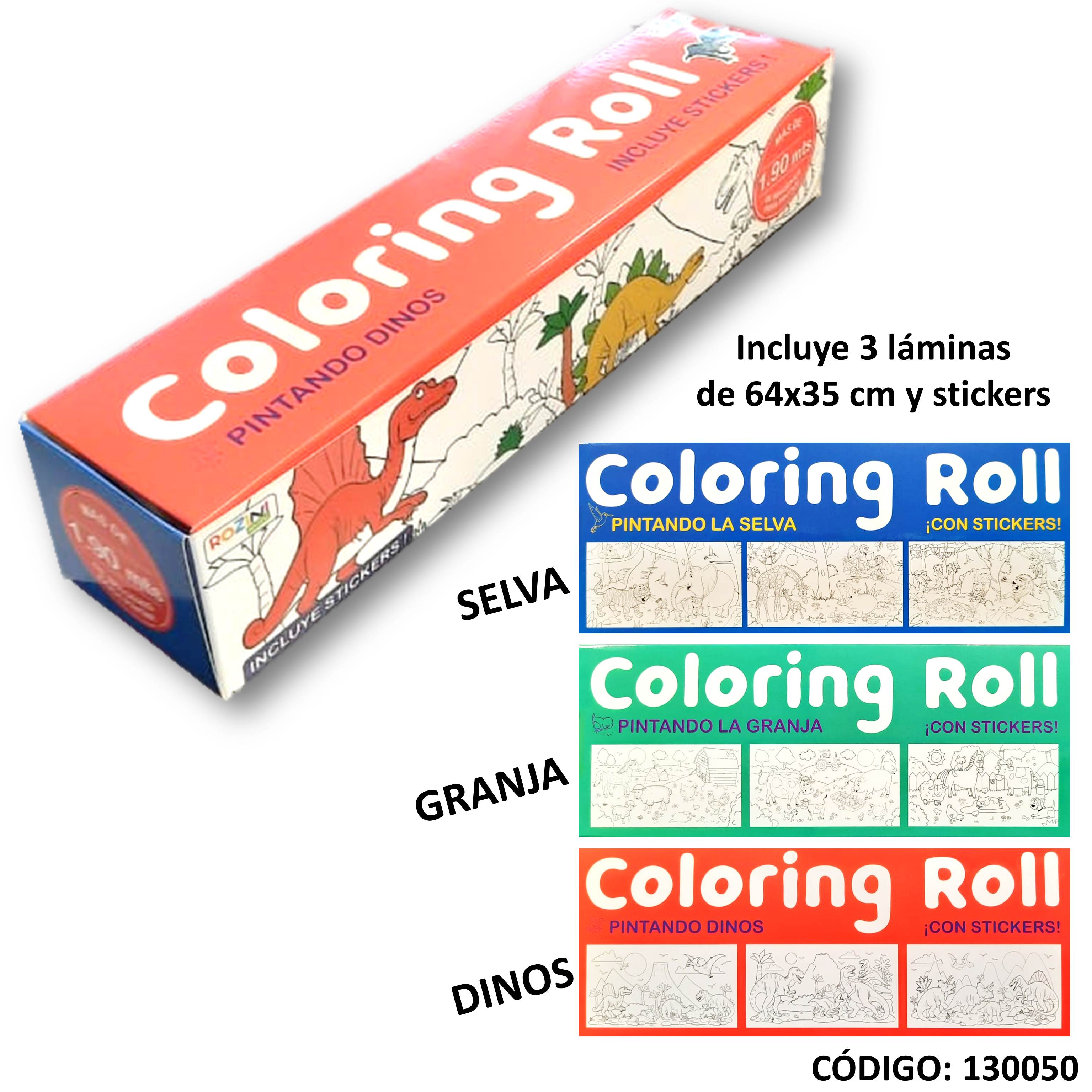 Lamina p/colorear rozini 64x35 coloring