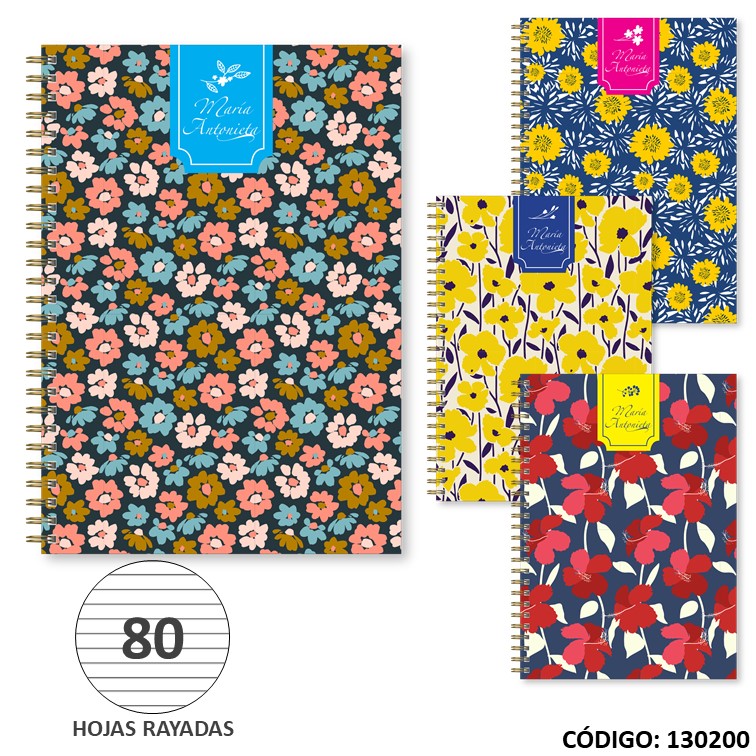 Cuaderno a4 t/b rozini iral bologna x80h