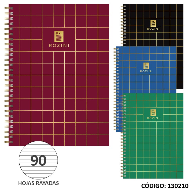 Cuaderno a4 t/d rozini uomo x90h