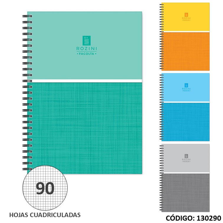 Cuaderno a4 t/d rozini facolta x90h