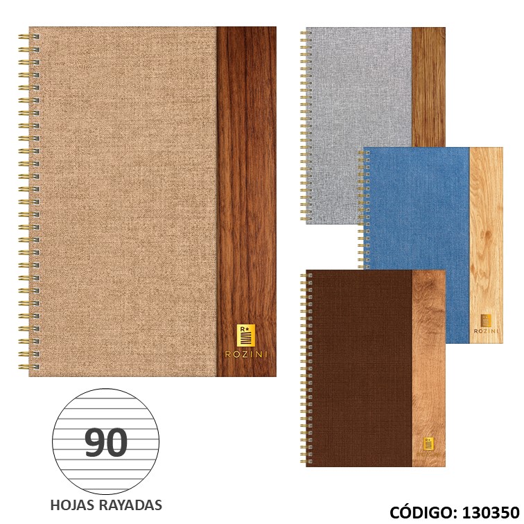 Cuaderno a4 t/d rozini legna x90h