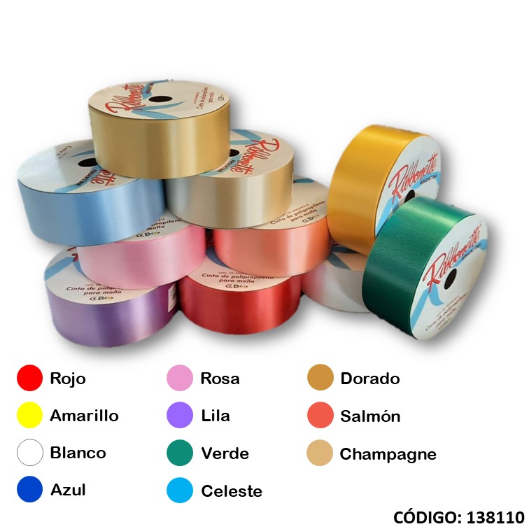 Cinta/regalo lisa 40mm x25m