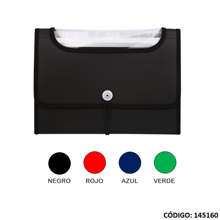 Clasificador polipropileno c/ventana a4