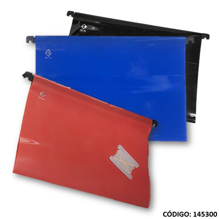 Carpeta colgante pvc oficio x10 a/r/n color