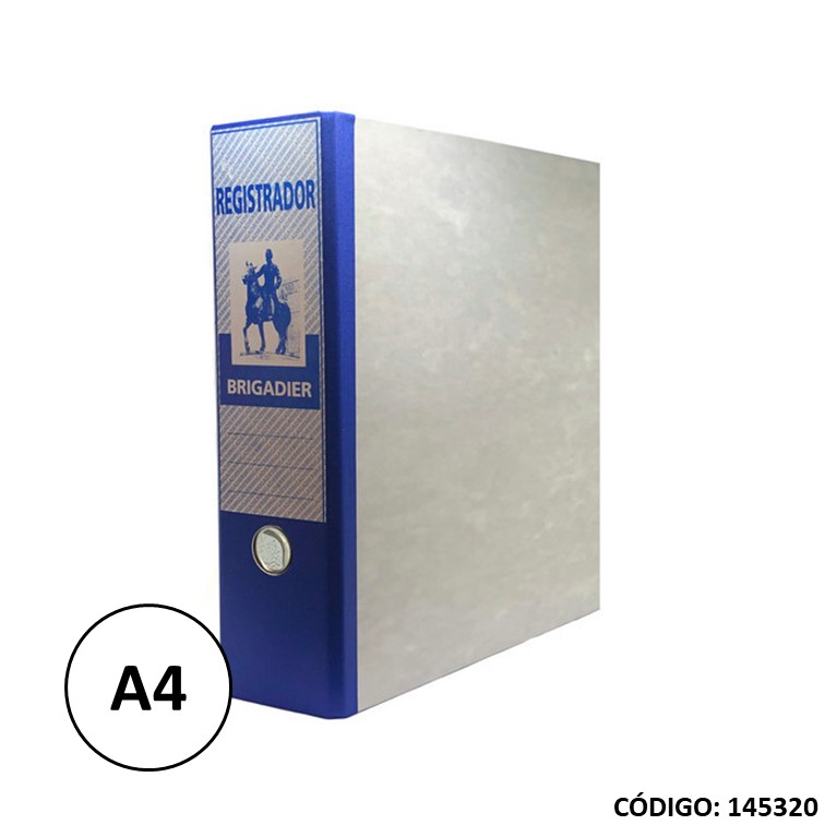 Registrador a4 brigadier gris